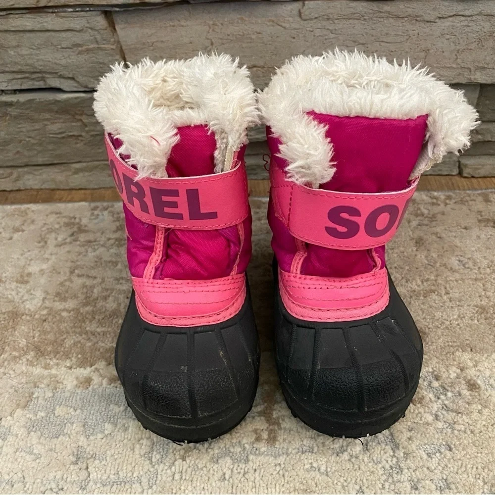 Sorel SNOW COMMANDER Boots Tropic Pink Deep Blush Winter Booties Waterproof: 5